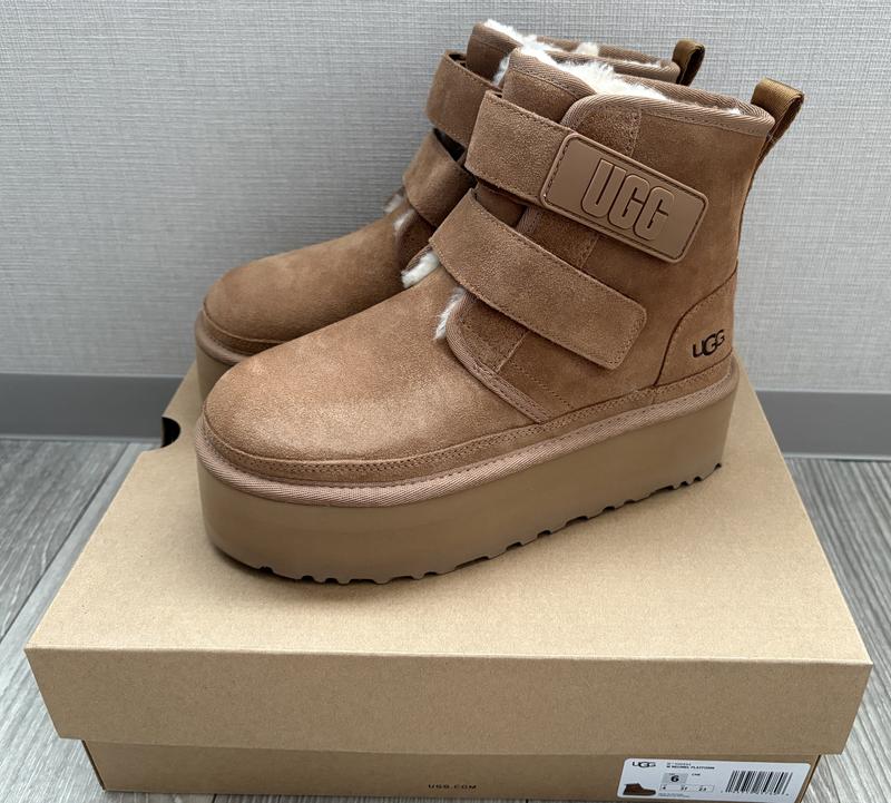 UGG W NEUMEL PLATFORM CHESTNUT（アグ ニューメル プラットフォーム