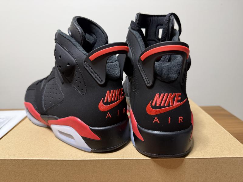JORDAN BRAND AIR JORDAN 6 RETRO BLACK/LT CRIMSON（ジョーダン