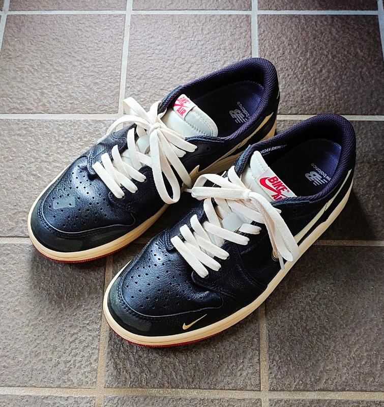 JORDAN BRAND AIR JORDAN 1 RETRO LW OG NITRO BLACK/MUSLIN-VARSITY