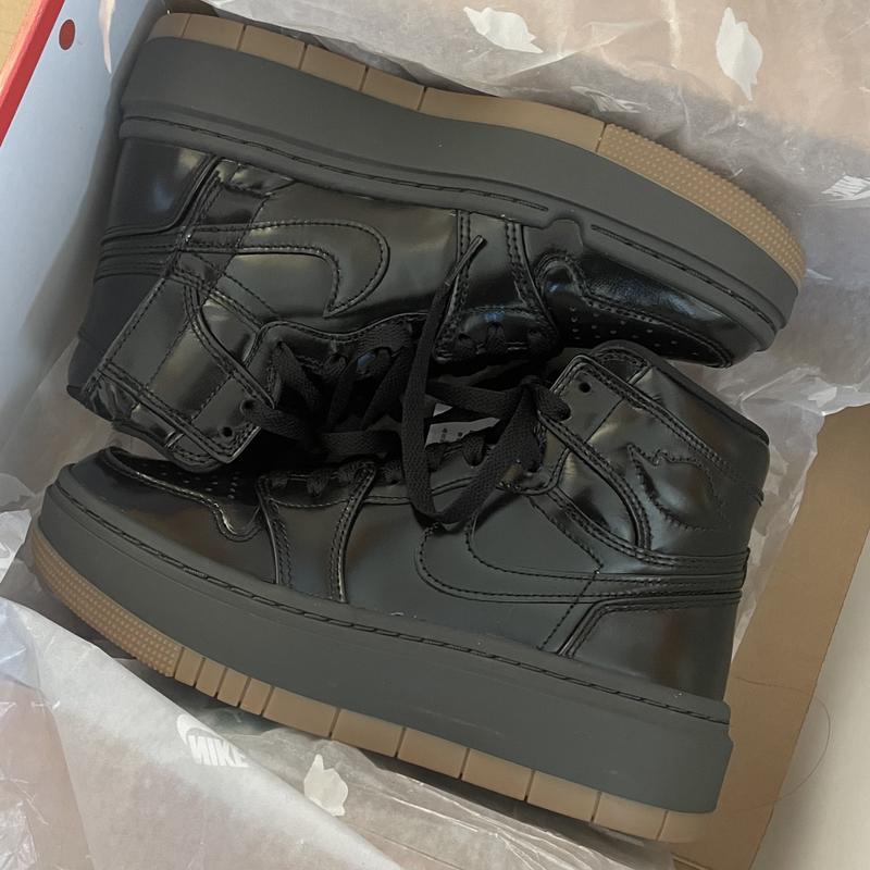 JORDAN BRAND W AIR JORDAN 1 ELEVATE HIGH SE BLACK/BLACK