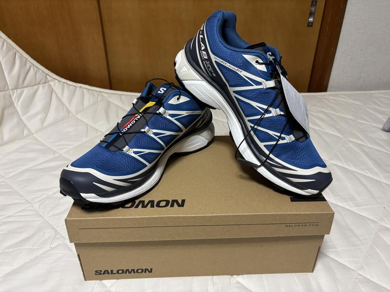 SALOMON XT-6 Dark Blue/Almond Milk/Asphalt（サロモン XT-6-ブルー