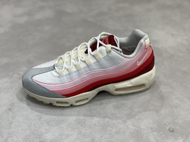 Air max 95 shop white team red