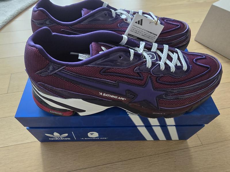 送料関税込み★adidas★オーケトロ・パネルスニーカー adidas ORKETRO BAPE DPURPL/FTWWHT/CBLACK（アディダス