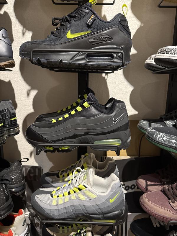 美品 NIKE AIR MAX 95 ES \"ALL BLACK\" 27.5② Nike Air Max 95 Black-Grey-Orange New Shoes Men's Size 7.5 DX2657