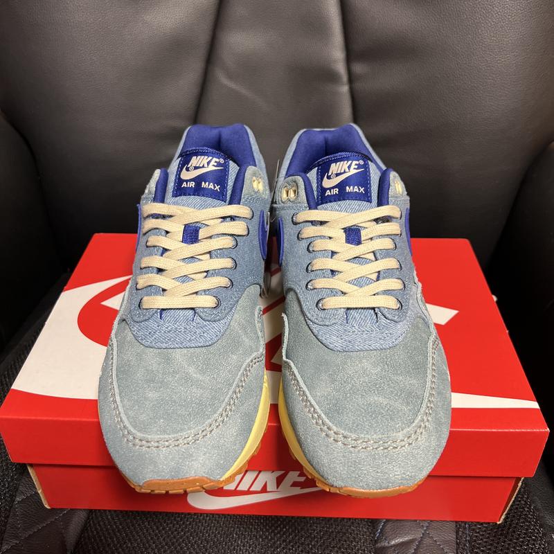 NIKE AIR MAX 1 PRM MINERAL SLATE/DEEP ROYAL BLUE-LEMON WASH