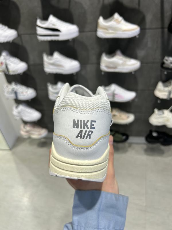 NIKE AIR MAX 1 PRM SUMMIT WHITE/METALLIC SILVER 23SU-I