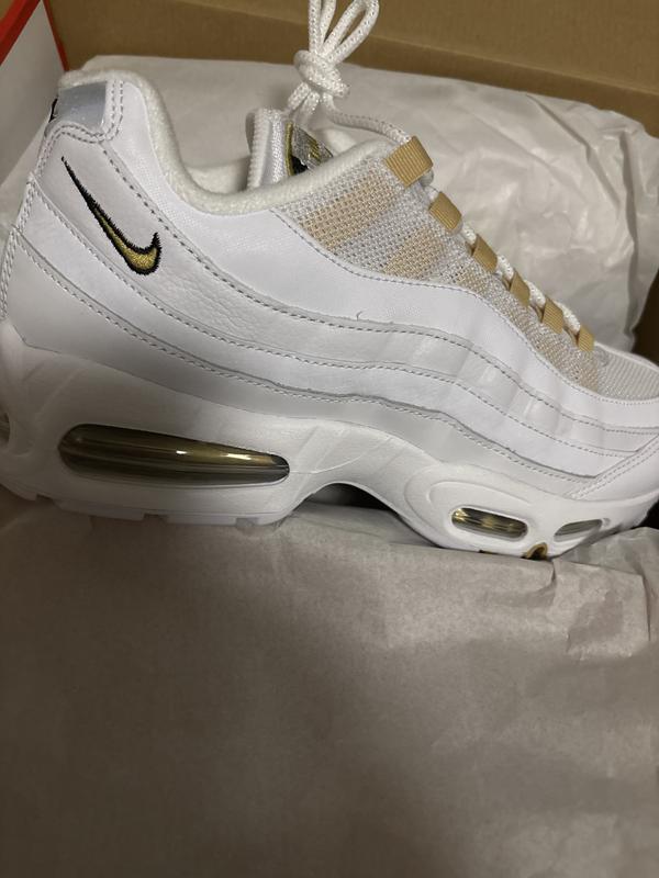 靴 NIKE AIR MAX 95 OG WHITE/LLIC GOLD NIKE AIR MAX 95 OG WHITE/METALLIC GOLD-BLACK-PEARL GREY