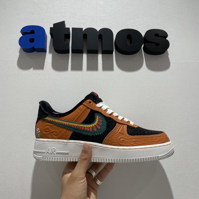 NIKE AIR FORCE 1 '07 LX SPORT SPICE/GREEN NOISE-BLACK 21HO-I