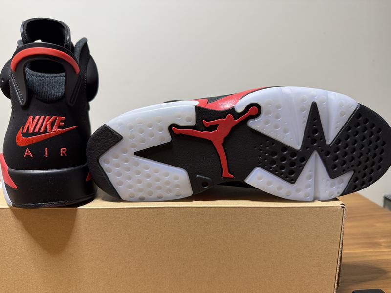 JORDAN BRAND AIR JORDAN 6 RETRO BLACK/LT CRIMSON（ジョーダン