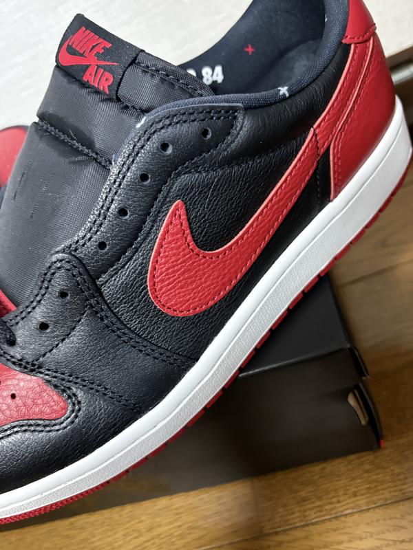 JORDAN BRAND AIR JORDAN 1 RETRO LOW OG BLACK/BLACK-VARSITY RED