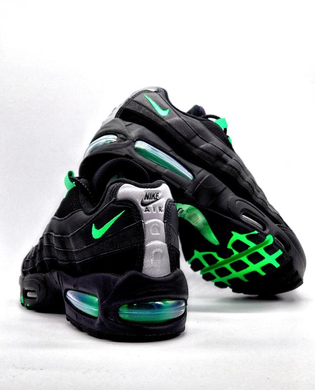 NIKE AIR MAX 95 OG BLACK/GREEN SHOCK-BLACK-PEARL GREY（ナイキ エア