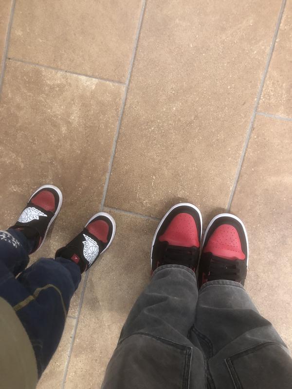 JORDAN BRAND SKY JORDAN 1(TD) BLACK/WHITE-GYM RED 21HO-S