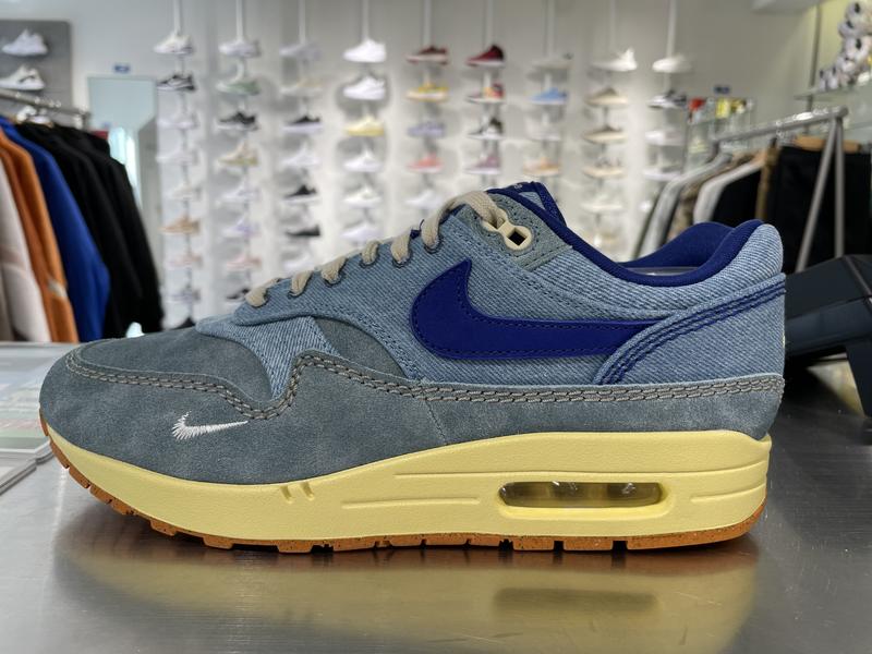 NIKE AIR MAX 1 PRM MINERAL SLATE/DEEP ROYAL BLUE-LEMON WASH