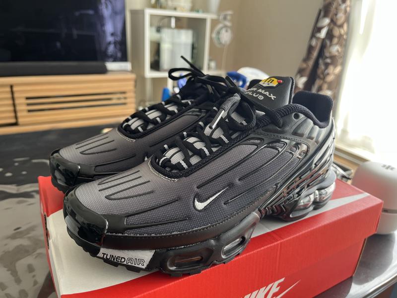 NIKE AIR MAX PLUS III BLACK/WOLF GREY-BLACK（ナイキ エア マックス
