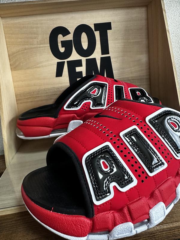 NIKE AIR MORE UPTEMPO SLIDE UNIVERSITY RED/WHITE-BLACK-CLEAR  24SP-I|atmos（アトモス） 公式オンラインストア