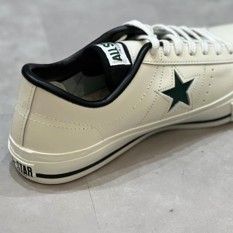 CONVERSE ONE STAR J WHITE/GREEN 21HO-I（コンバース ワンスター J