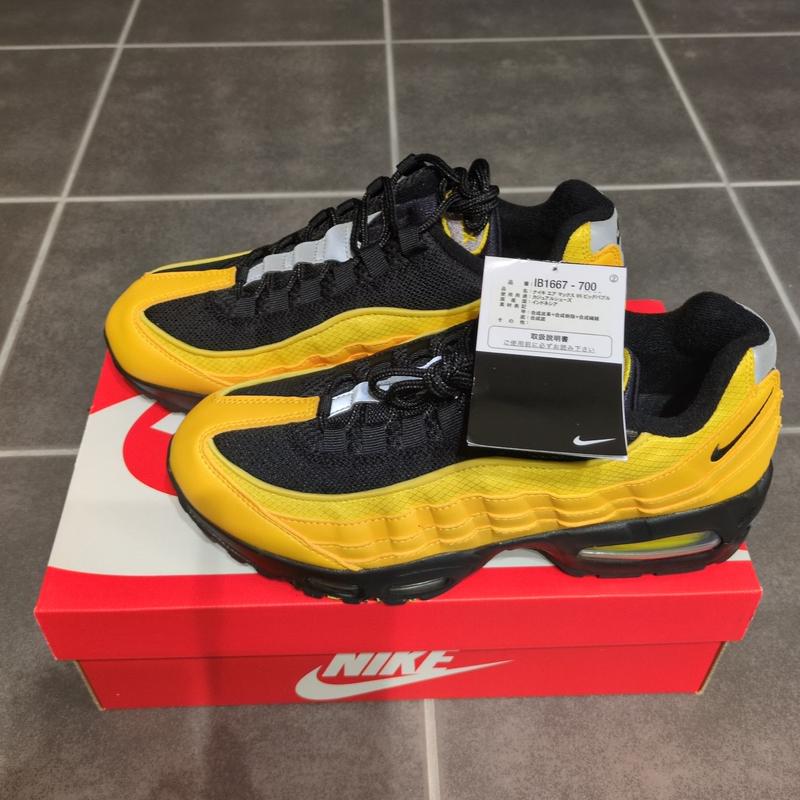 NIKE AIR MAX 95 BIG BUBBLE VARSITY MAIZE/BLACK-BLACK（ナイキ エア