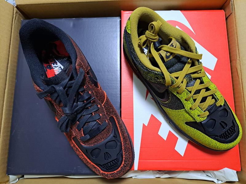 NIKE DUNK LOW RETRO QS BRIGHT CACTUS/BLACK-GREEN CURRY