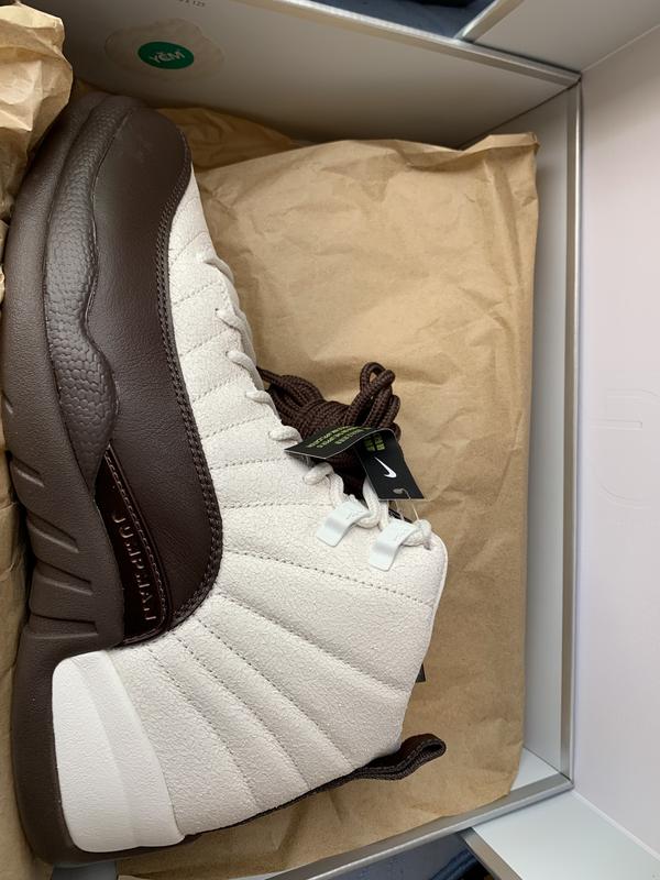 JORDAN BRAND AIR JORDAN 12 RETRO SP WHITE/BAROQUE BROWN-SAIL