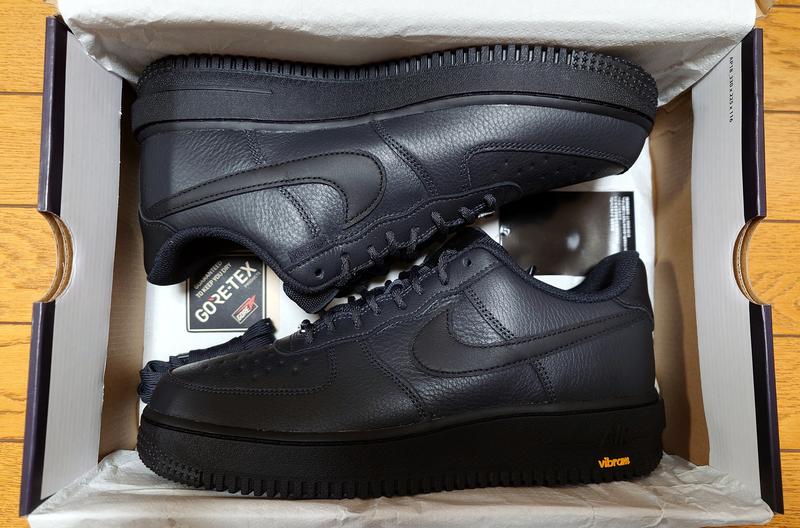 NIKE AIR FORCE 1 GTX VIBRAM OFF NOIR/BLACK-SPEED YELLOW（ナイキ