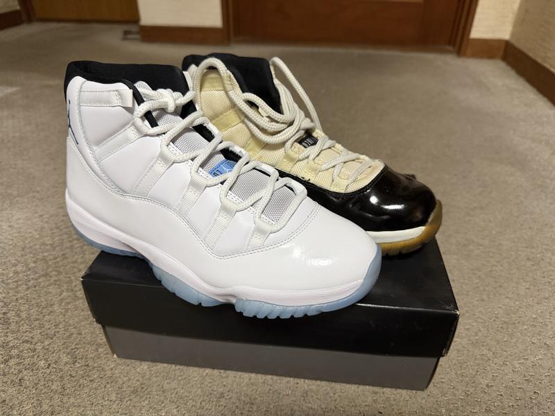 JORDAN BRAND AIR JORDAN 11 RETRO WHITE/LEGEND BLUE-BLACK