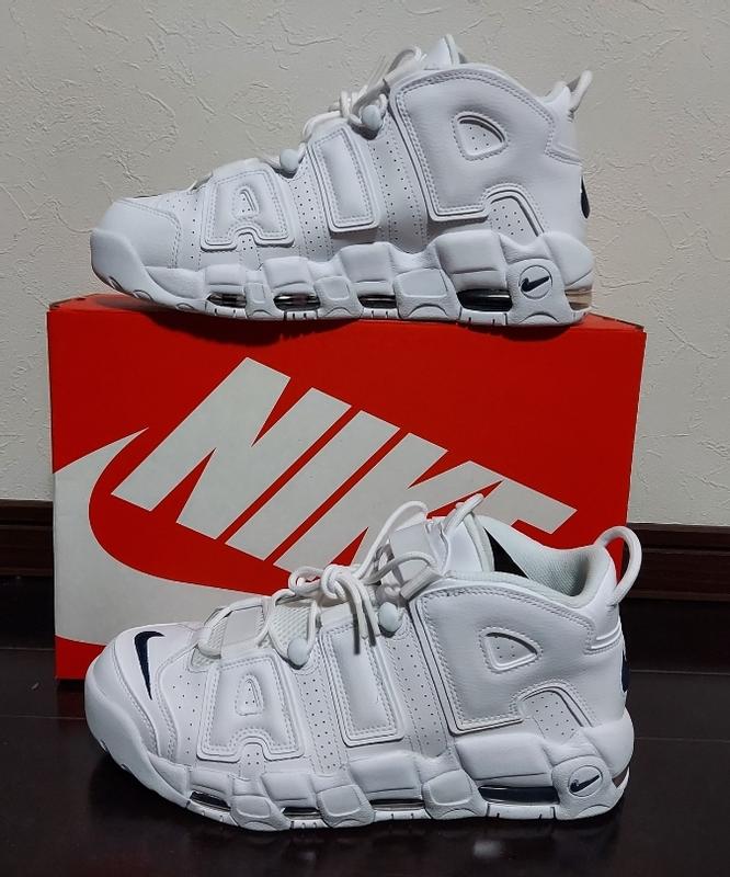 NIKE AIR MORE UPTEMPO '96 WHITE/MIDNIGHT NAVY-WHITE 22SP-I