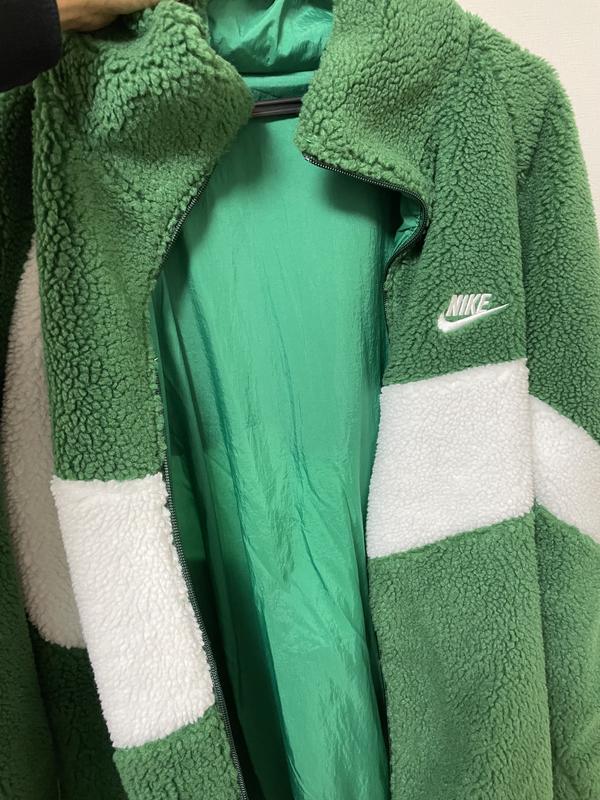 NIKE AS M NSW VW SWSH FULL ZIP JKT GORGE GREEN/WHITE/MALACHITE ...