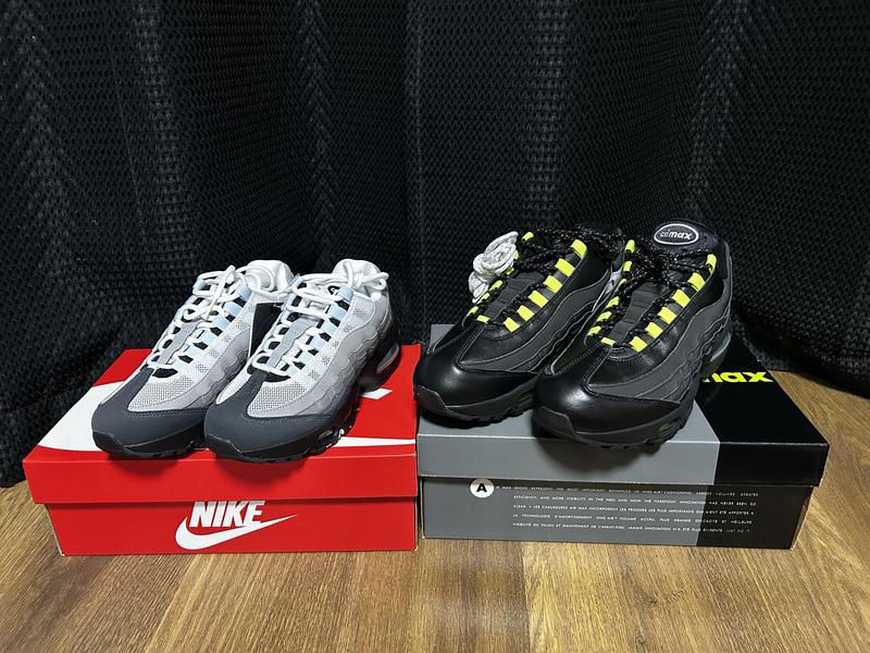 NIKE W AIR MAX 95 BIG BUBBLE BLACK/BLUE TINT-WHITE-MEDIUM GREY