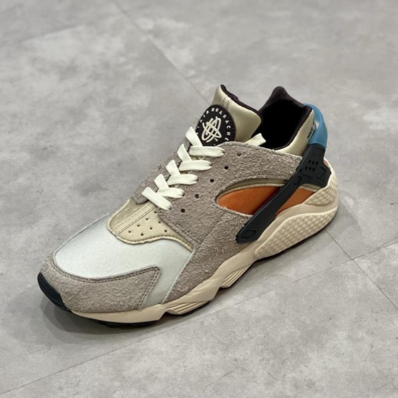 NIKE W AIR HUARACHE MOON FOSSIL/DUTCH BLUE-RATTAN 21HO-I