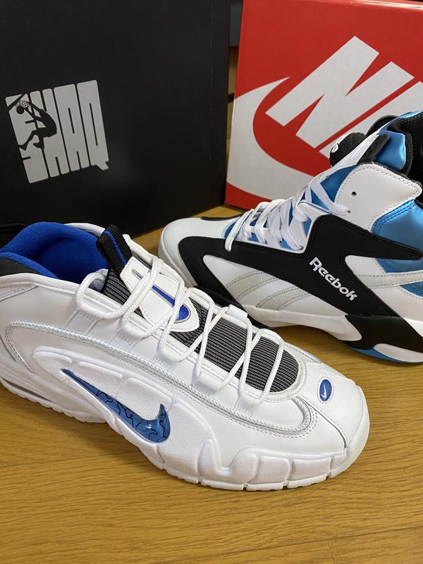 Reebok SHAQ ATTAQ FOOTWARE WHITE/CORE BLACK/AZULE 22FW-S Reebok リーボック メンズ スニーカー サイズ US_11(29.0cm) Orlando (2013)