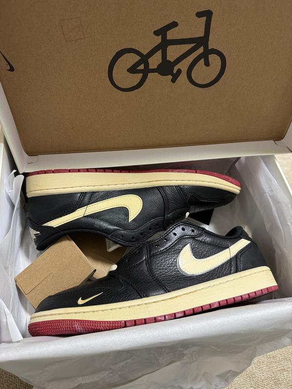 JORDAN BRAND AIR JORDAN 1 RETRO LW OG NITRO BLACK/MUSLIN-VARSITY