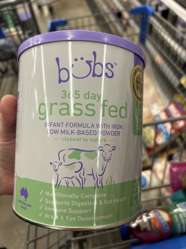Bubs 365 Day Grass Fed Infant Formula (0-12 Months) – Bubs