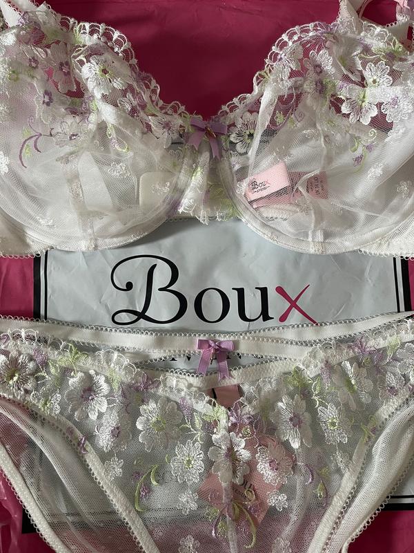 Boux Avenue Daniela balconette bra - Baby Blue - 38D, £16.00