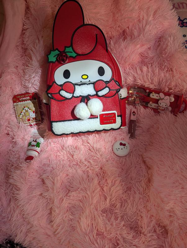 Loungefly Sanrio My Melody Winter Figural Mini Backpack  display picture 2