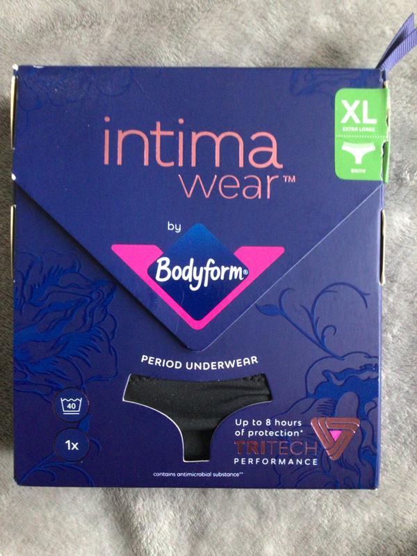 Intimawear By Bodyform Bikini Black Size Large - Tesco Groceries