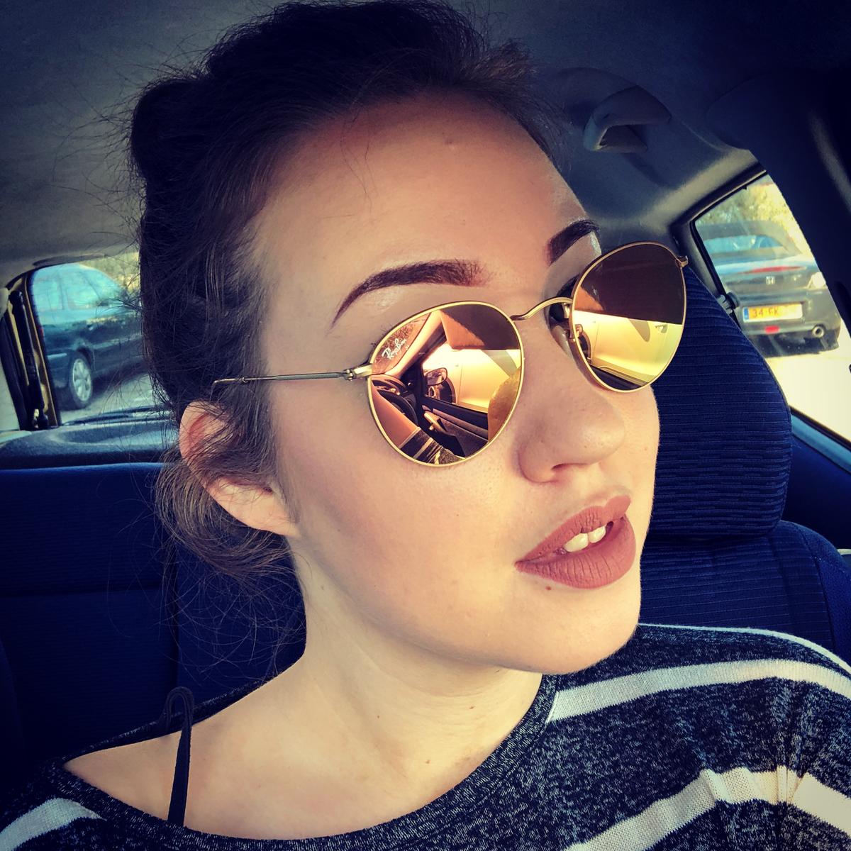 ray ban round metal 53mm