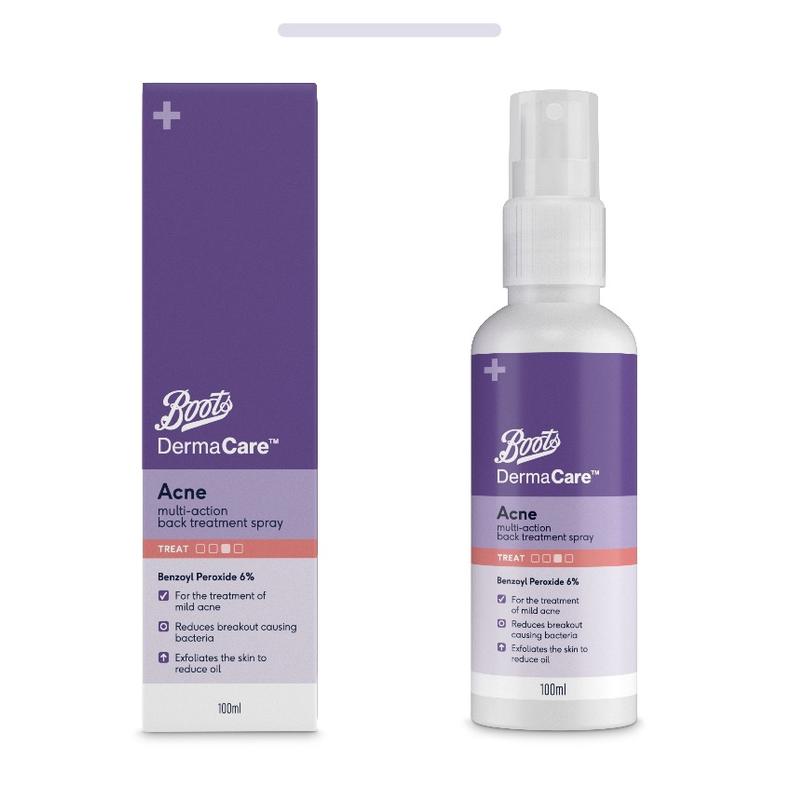 Boots Dermacare Acne Body Treatment Spray 100ml Boots