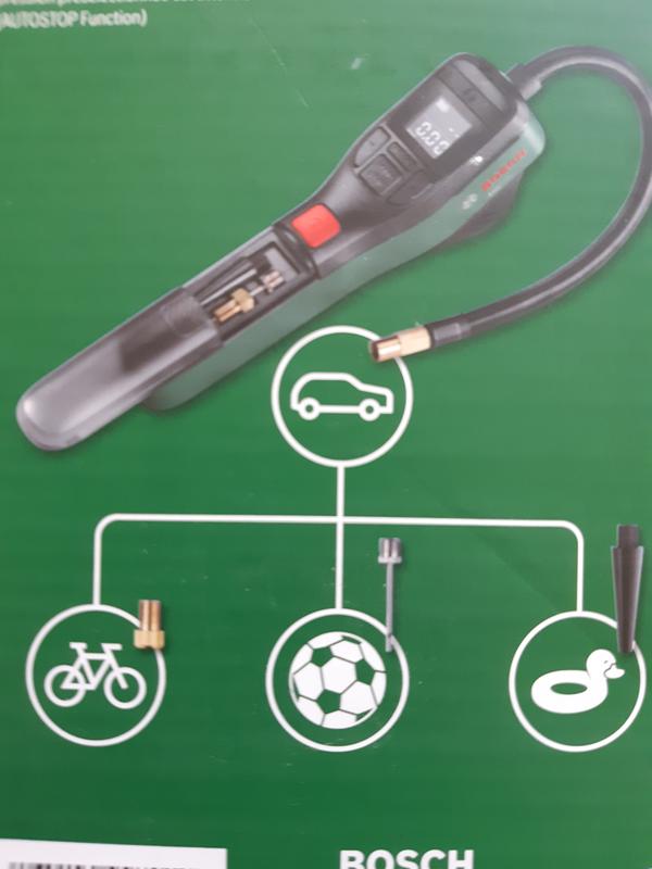 Akku-Druckluftpumpe Reifenfüller Bosch EasyPump 3,6V (Druck: 10,3 bar)  jetzt kaufen bei