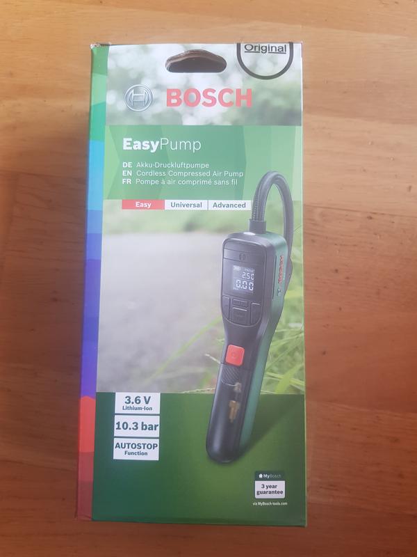 Bosch EasyPump luftpumpe 3,6V
