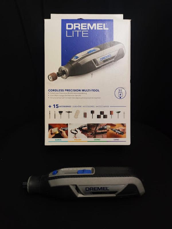 Dremel Lite 7760 outils multifonctions sans fil 3,6V, Batterie Li-ion, 15  accessoires et plage de rotation variable 8000-25000 tours/min pour couper