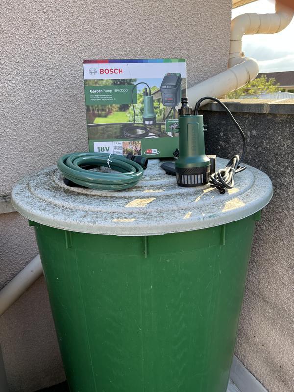 Pompa Sommersa Bosch GardenPump 18V-2000 - A Batteria Per Irrigazione Giardino, Con Timer - Foto 10