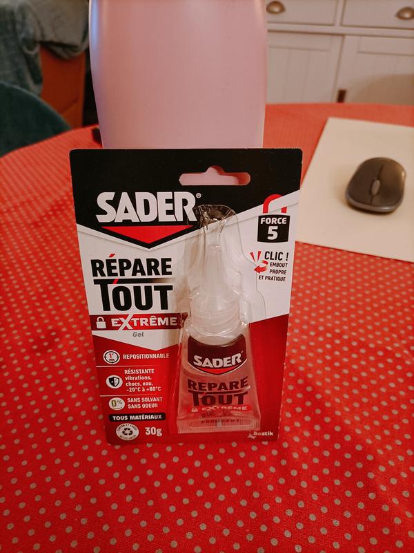 Sader Colle Répare Tout Glue Tous matériaux 5g