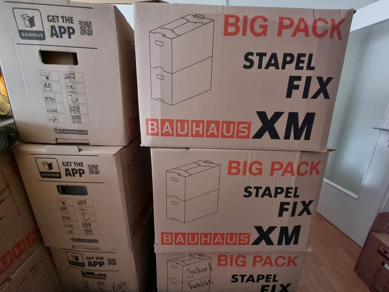 BAUHAUS Umzugskarton-Set Multibox XM Stapel-Fix (10 Stk., Traglast