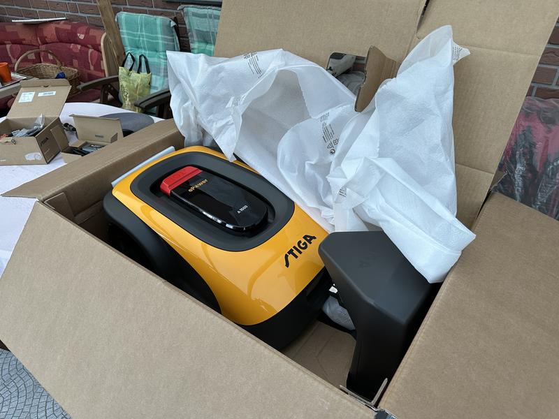 Unboxing des Stiga A 1500