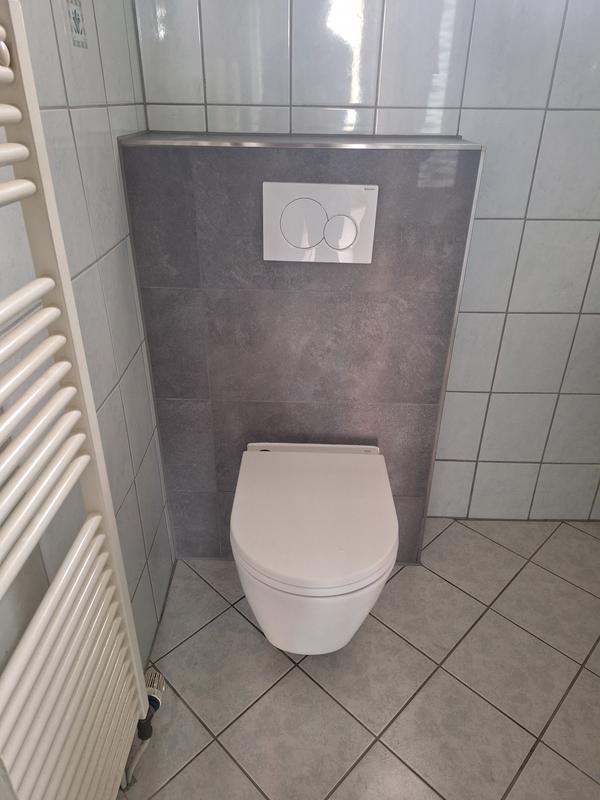 Neues RAK WC mit Geberit Vorwandsystem