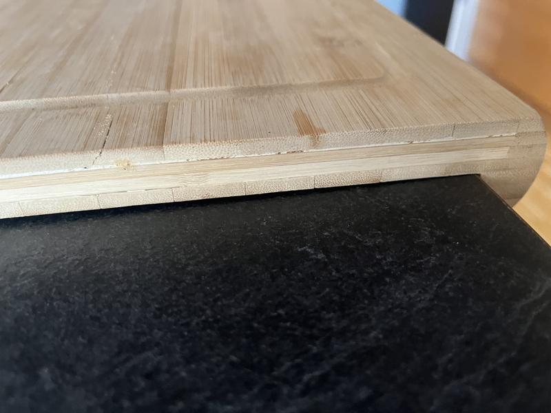 Schneidebrett (Bambus, Gelt, 54 x 46 x 3,5 cm) | BAUHAUS