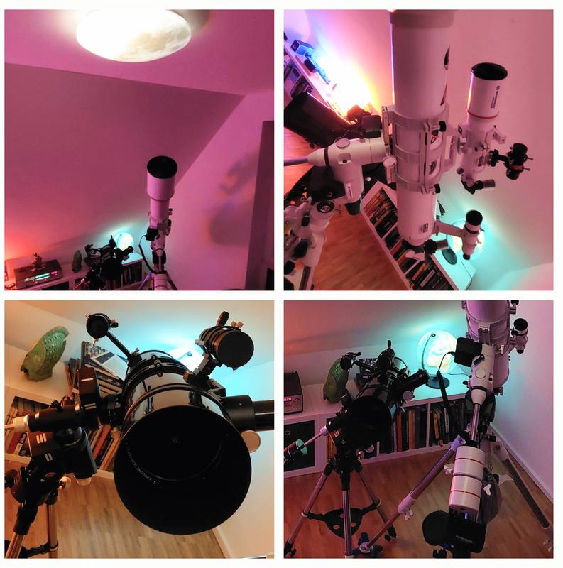 LED-plafondlamp Lunar met afstandsbediening 60cm