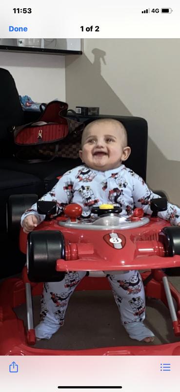 4baby racing car walker red