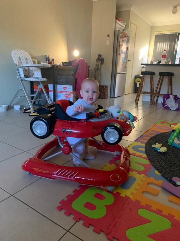 racing car baby walker