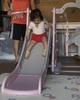 Sliding down